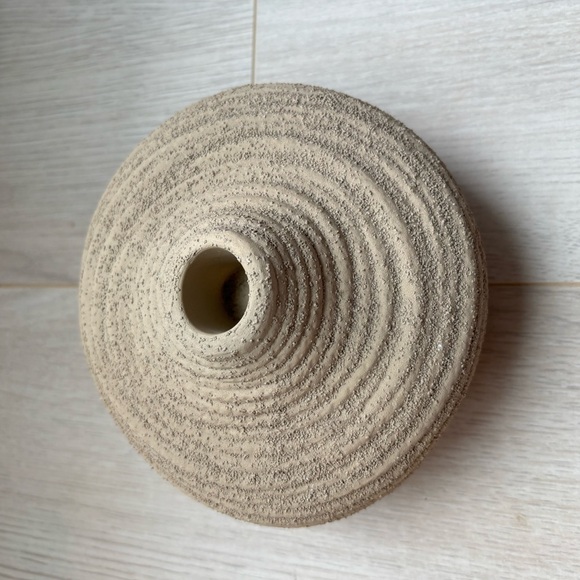 Textured Abstract Candlestick Holder - Picture 3 of 4